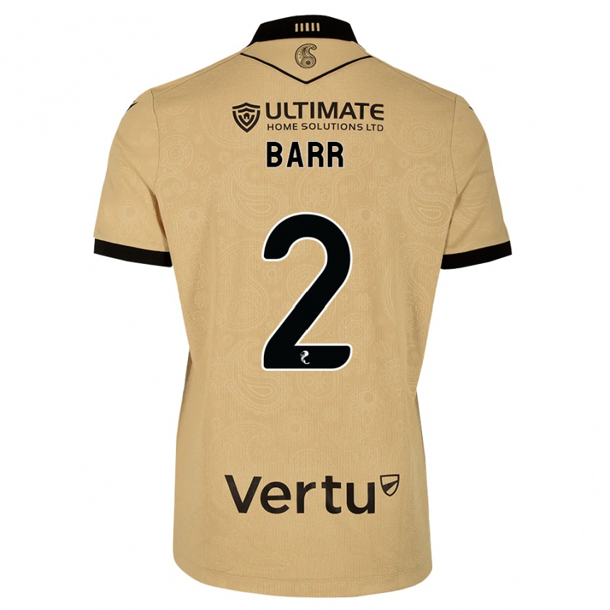 גברים כדורגל Jack Barr #2 עץ שחור הרחק ג'רזי 2026/27