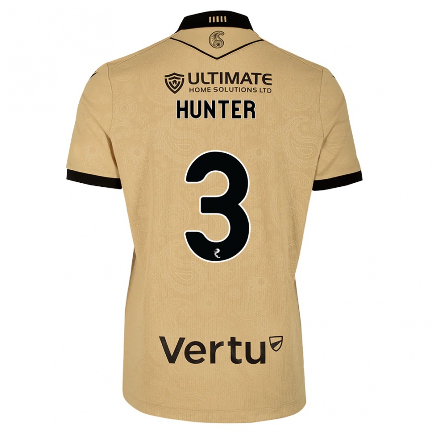 גברים כדורגל Lyle Hunter #3 עץ שחור הרחק ג'רזי 2026/27