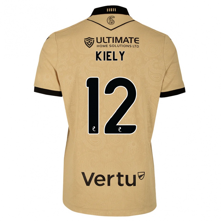 גברים כדורגל Noel Kiely #12 עץ שחור הרחק ג'רזי 2026/27