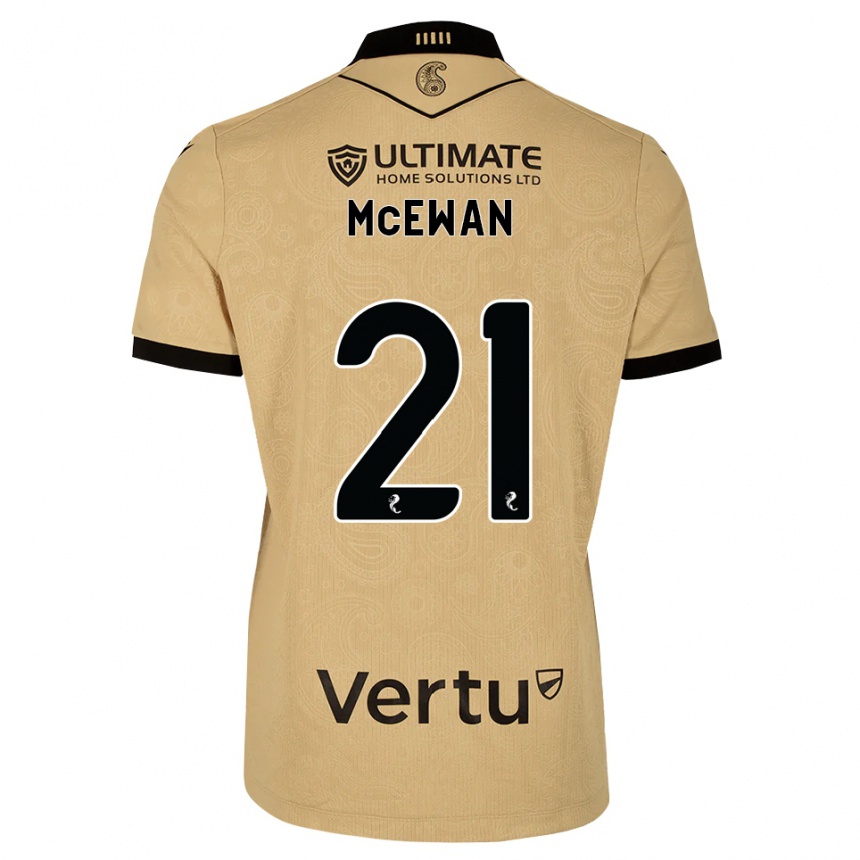 גברים כדורגל Carter Mcewan #21 עץ שחור הרחק ג'רזי 2026/27