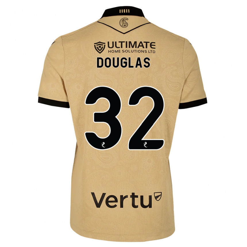 גברים כדורגל Luke Douglas #32 עץ שחור הרחק ג'רזי 2026/27