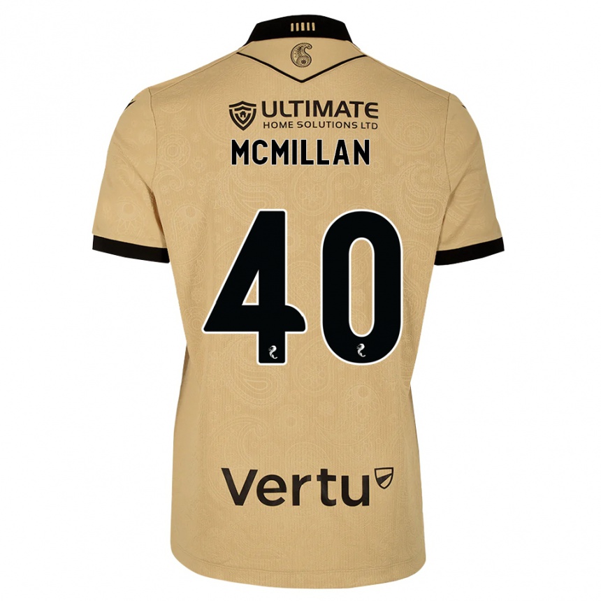 גברים כדורגל Caiden Mcmillan #40 עץ שחור הרחק ג'רזי 2026/27