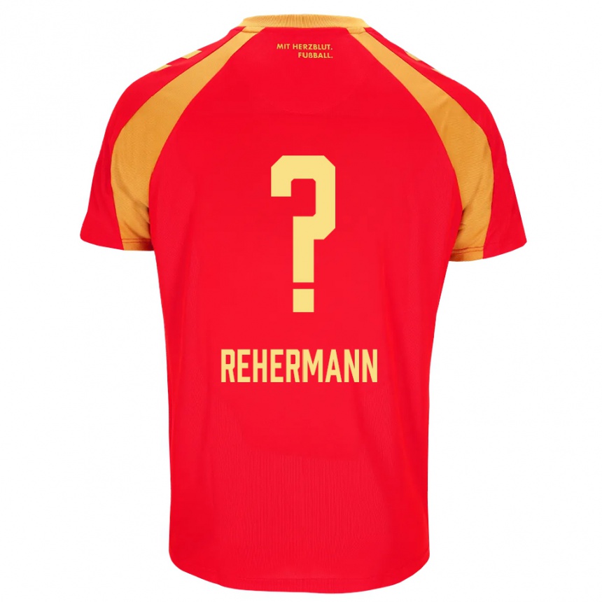 גברים כדורגל Romeo Rehermann #0 אדום כתום שחור הרחק ג'רזי 2026/27