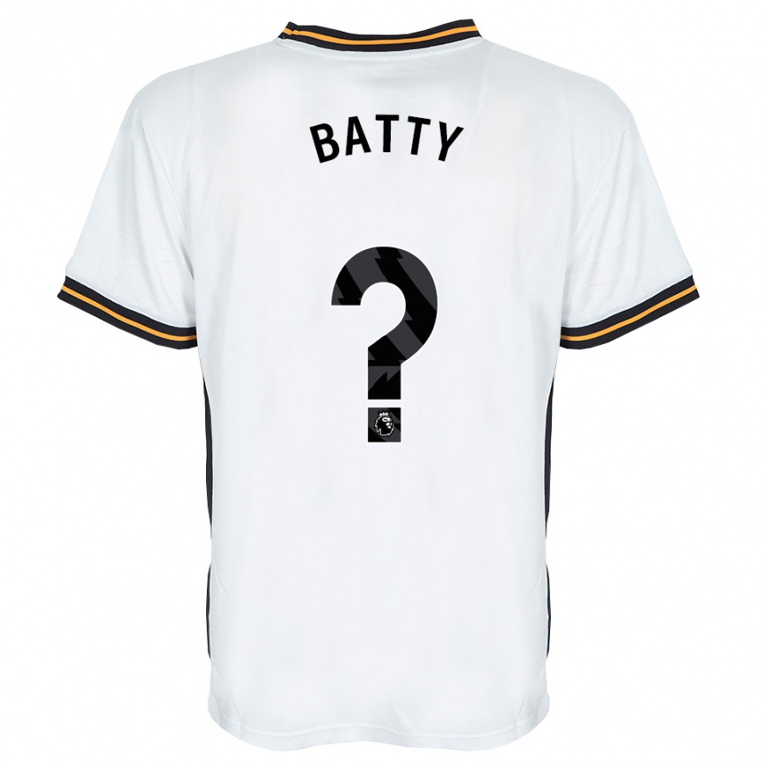 גברים כדורגל Joe Batty #0 לבן כתום שחור הרחק ג'רזי 2026/27
