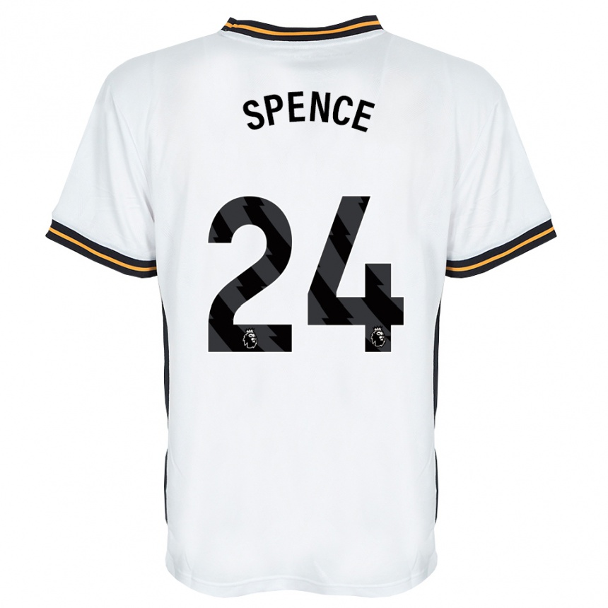גברים כדורגל Emily Spence #24 לבן כתום שחור הרחק ג'רזי 2026/27