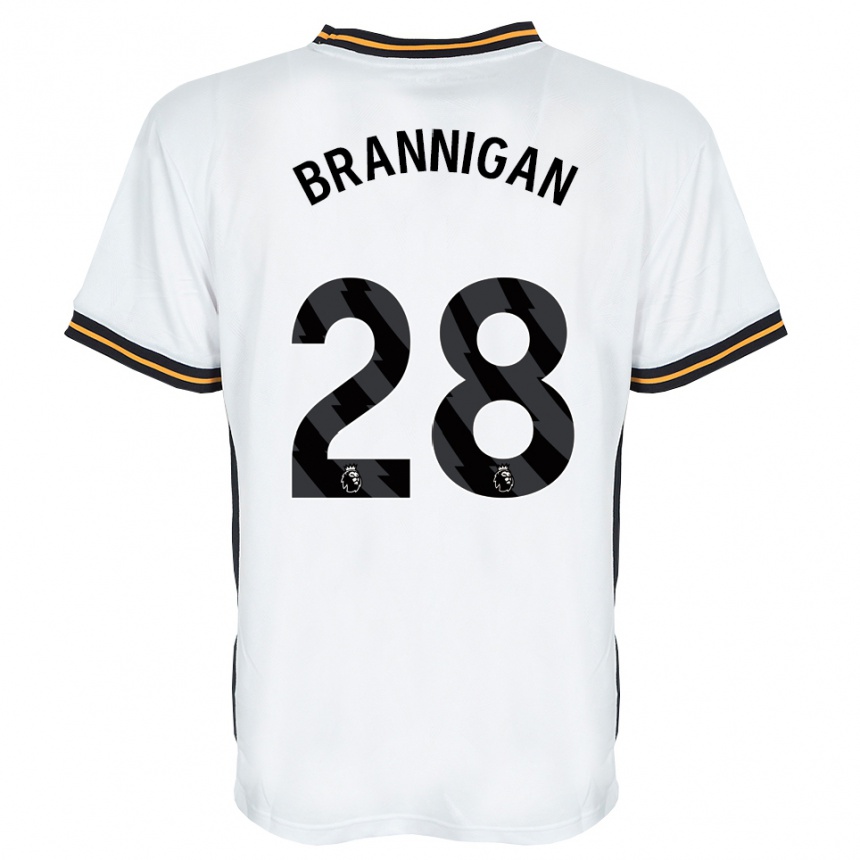 גברים כדורגל Aoife Brannigan #28 לבן כתום שחור הרחק ג'רזי 2026/27