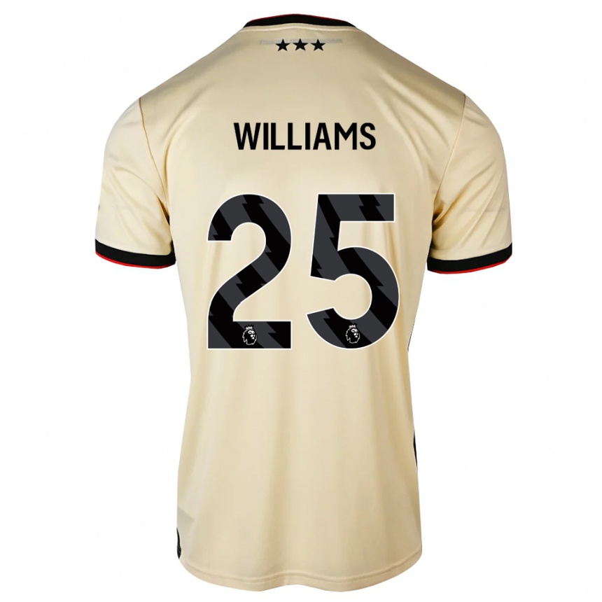 גברים כדורגל Erin Williams #25 שיפון לימון שחור אדום הרחק ג'רזי 2026/27 גברים כדורגל Erin Williams #25 שיפון לימון שחור אדום הרחק ג'רזי 2026/27