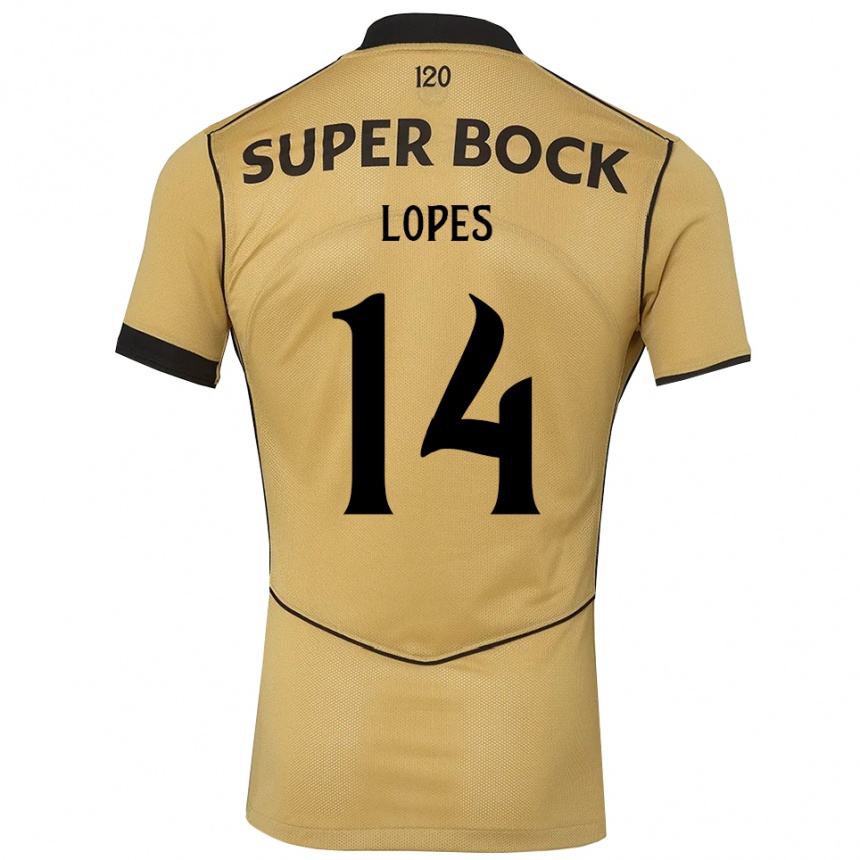 גברים כדורגל Winilson Lopes #14 זהב שחור הרחק ג'רזי 2026/27 גברים כדורגל Winilson Lopes #14 זהב שחור הרחק ג'רזי 2026/27