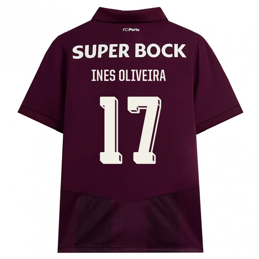 גברים כדורגל אינס מרגרידה מורה אוליביירה #17 בורדו לבן הרחק ג'רזי 2026/27