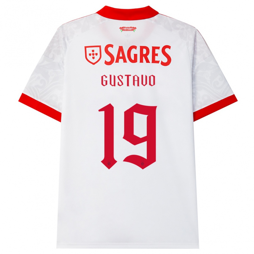 גברים כדורגל Gustavo Ferreira #19 לבן אדום צהוב הרחק ג'רזי 2026/27