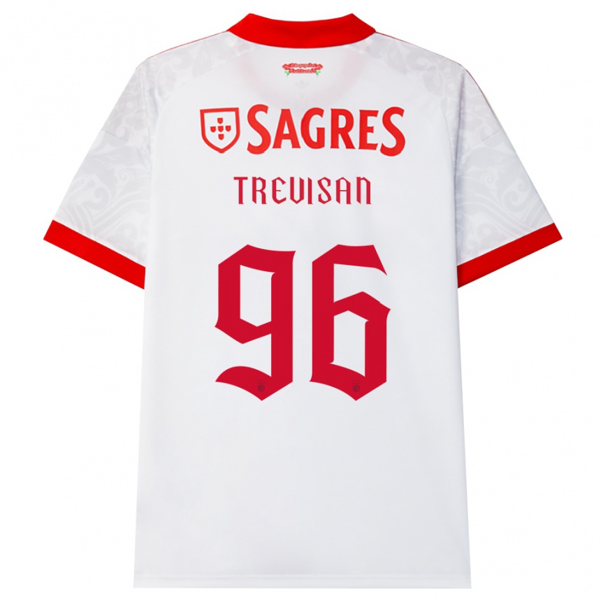 גברים כדורגל Jelani Trevisan #96 לבן אדום צהוב הרחק ג'רזי 2026/27