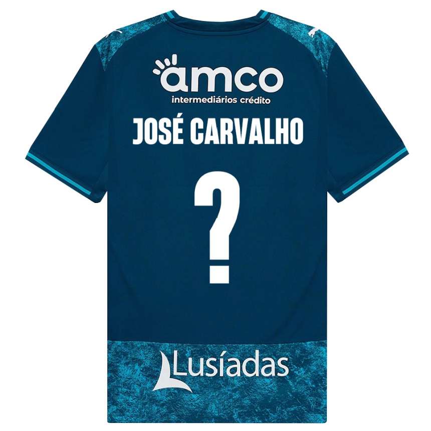 גברים כדורגל José Carvalho #0 אפור כהה טורקיז בינוני הרחק ג'רזי 2026/27