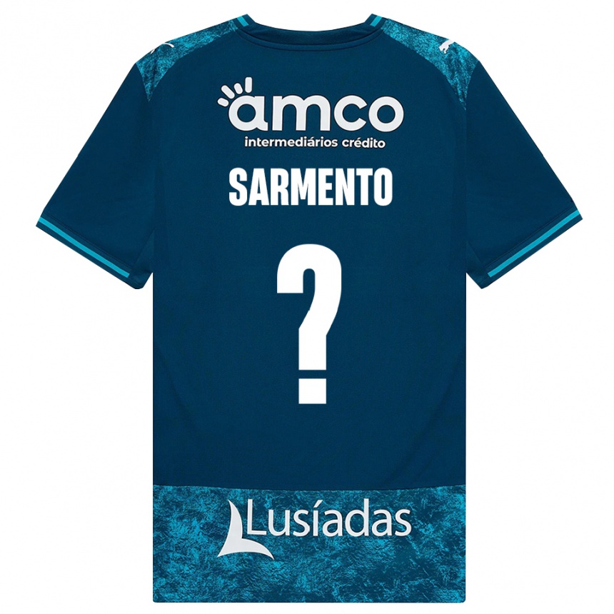 גברים כדורגל Bernardo Sarmento #0 אפור כהה טורקיז בינוני הרחק ג'רזי 2026/27