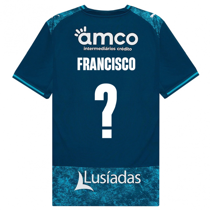 גברים כדורגל Martim Francisco #0 אפור כהה טורקיז בינוני הרחק ג'רזי 2026/27