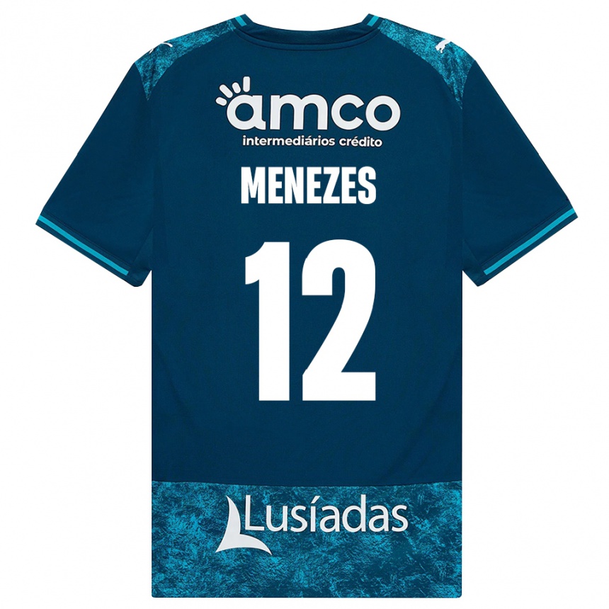 גברים כדורגל Gabriel Menezes #12 אפור כהה טורקיז בינוני הרחק ג'רזי 2026/27