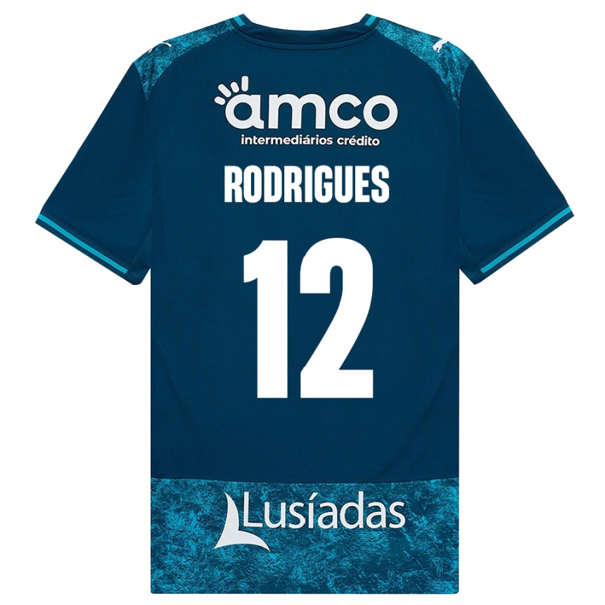 גברים כדורגל David Rodrigues #12 אפור כהה טורקיז בינוני הרחק ג'רזי 2026/27