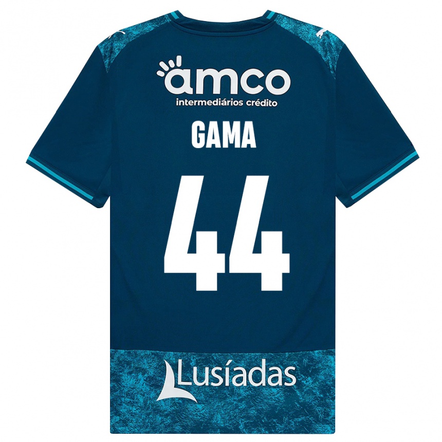 גברים כדורגל Dinis Gama #44 אפור כהה טורקיז בינוני הרחק ג'רזי 2026/27