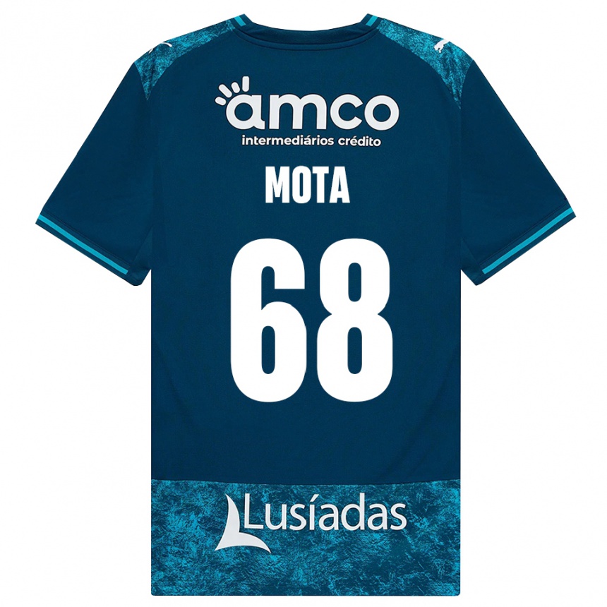 גברים כדורגל Edgar Mota #68 אפור כהה טורקיז בינוני הרחק ג'רזי 2026/27 גברים כדורגל Edgar Mota #68 אפור כהה טורקיז בינוני הרחק ג'רזי 2026/27