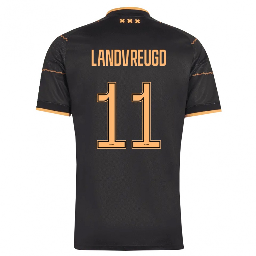 גברים כדורגל Nafairon Landvreugd #11 שחור כתום הרחק ג'רזי 2026/27 גברים כדורגל Nafairon Landvreugd #11 שחור כתום הרחק ג'רזי 2026/27
