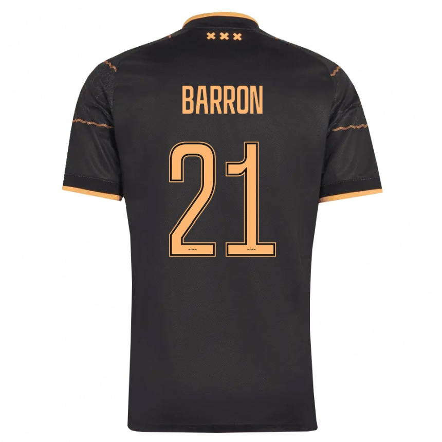 גברים כדורגל Eternal Barron #21 שחור כתום הרחק ג'רזי 2026/27 גברים כדורגל Eternal Barron #21 שחור כתום הרחק ג'רזי 2026/27