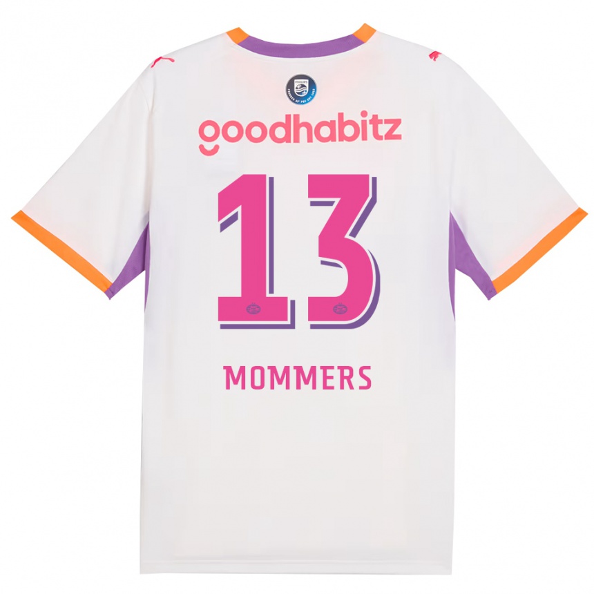 גברים כדורגל Ryan Mommers #13 לבן סגול כתום הרחק ג'רזי 2026/27
