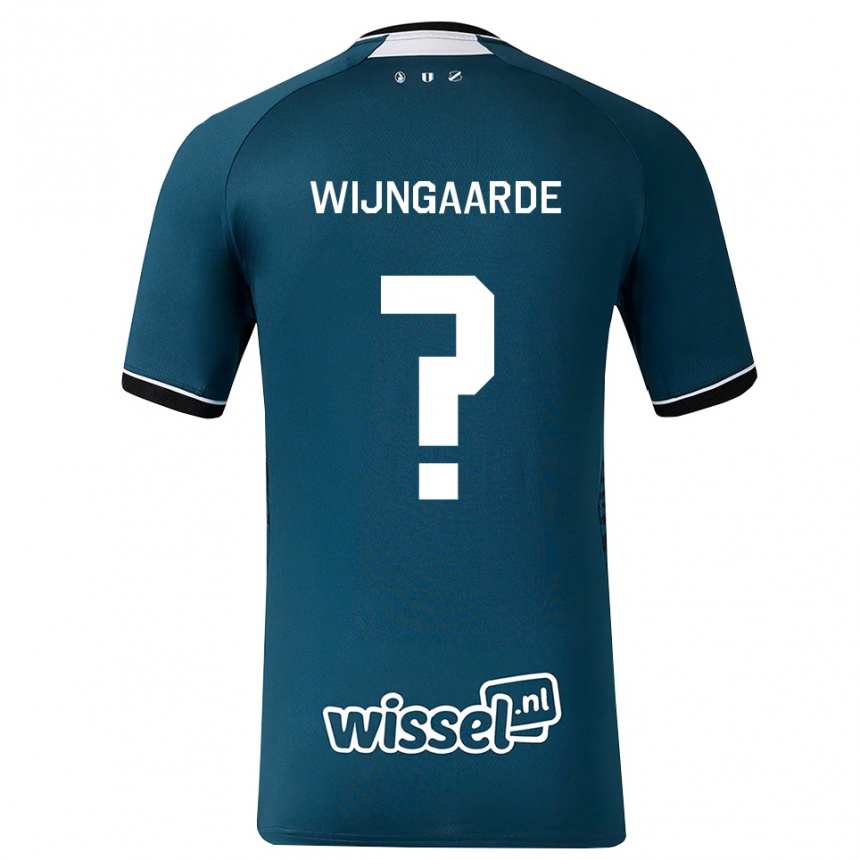 גברים כדורגל Jahrnell Wijngaarde #0 אפור כהה לבן הרחק ג'רזי 2026/27