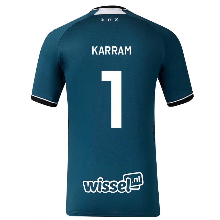 גברים כדורגל Faris Karram #1 אפור כהה לבן הרחק ג'רזי 2026/27