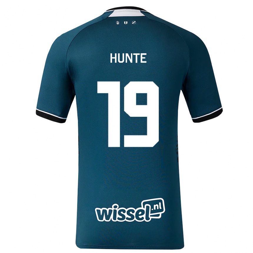 גברים כדורגל Jerayno Hunte #19 אפור כהה לבן הרחק ג'רזי 2026/27