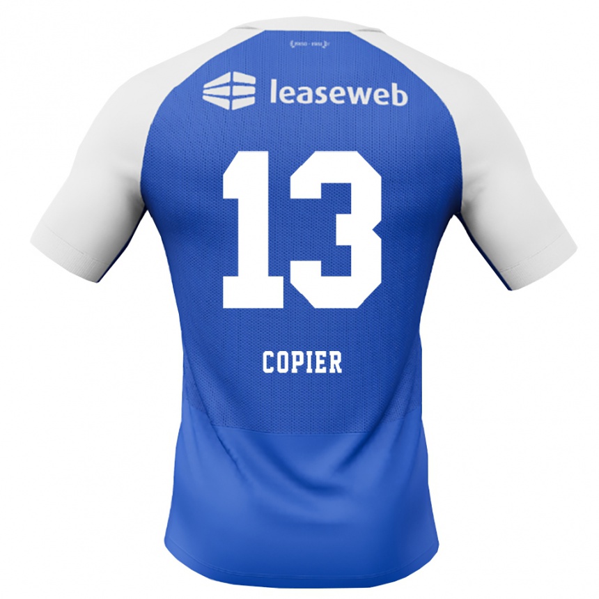 גברים כדורגל Febe Copier #13 כחול דודוד אדום לבן הרחק ג'רזי 2026/27