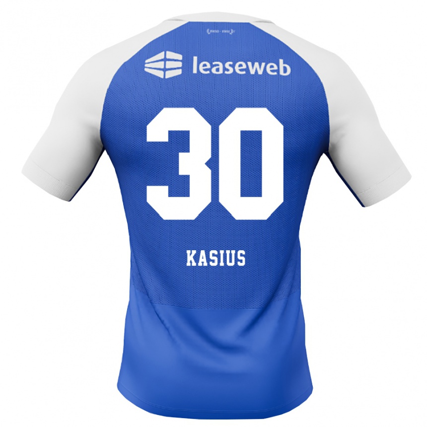 גברים כדורגל Denso Kasius #30 כחול דודוד אדום לבן הרחק ג'רזי 2026/27