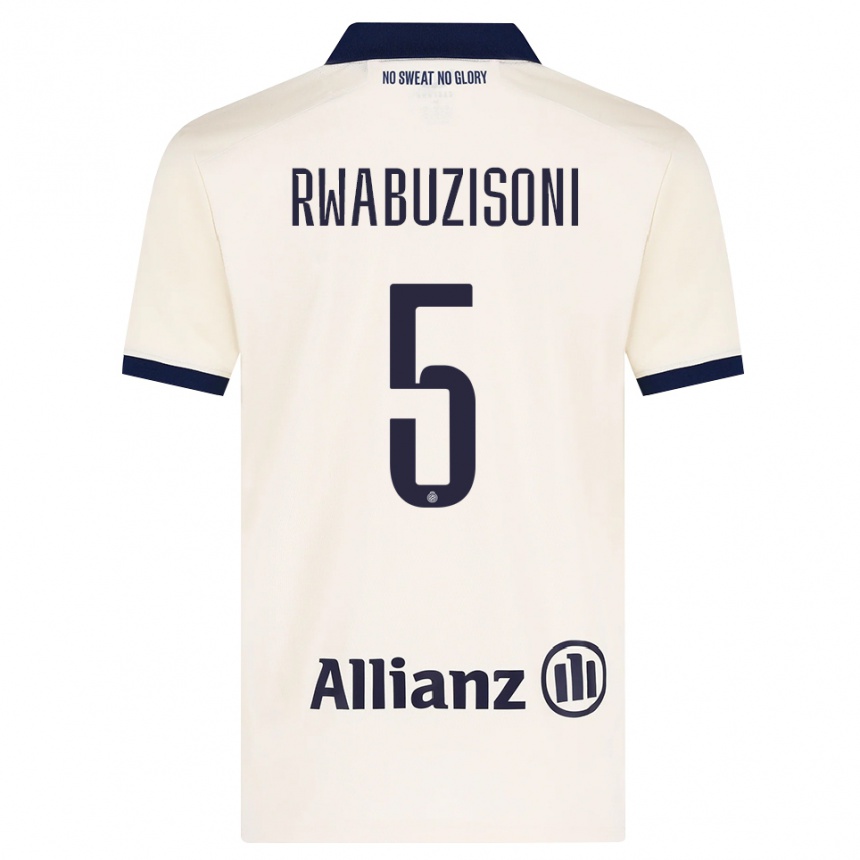 גברים כדורגל Noah Rwabuzisoni #5 בז' שחור הרחק ג'רזי 2026/27 גברים כדורגל Noah Rwabuzisoni #5 בז' שחור הרחק ג'רזי 2026/27