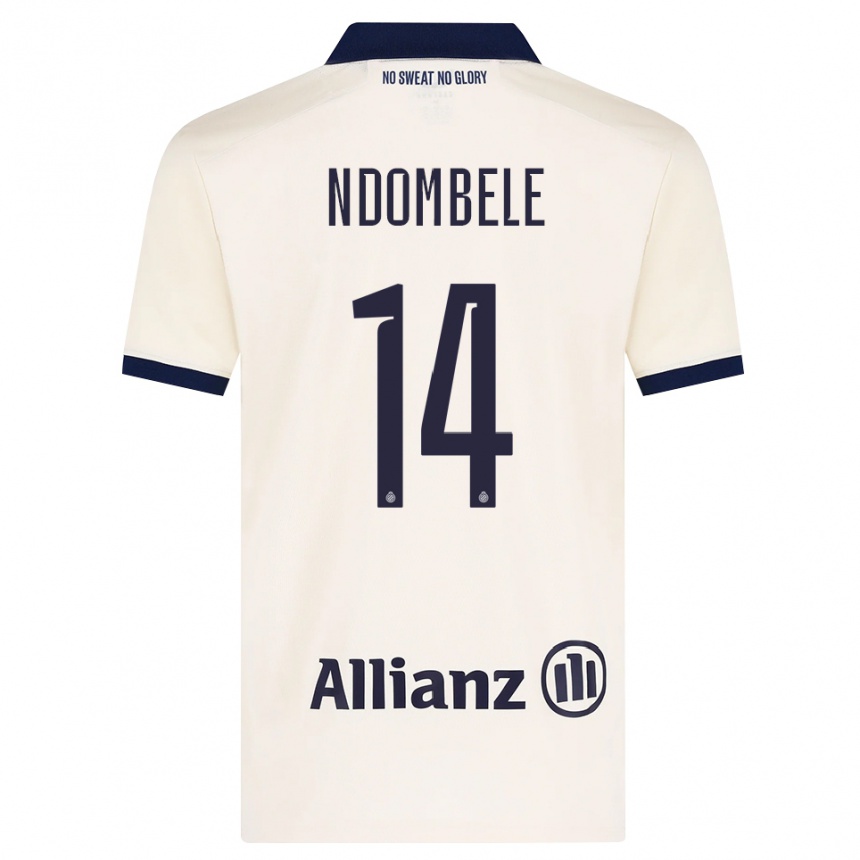 גברים כדורגל Don Ndombele #14 בז' שחור הרחק ג'רזי 2026/27