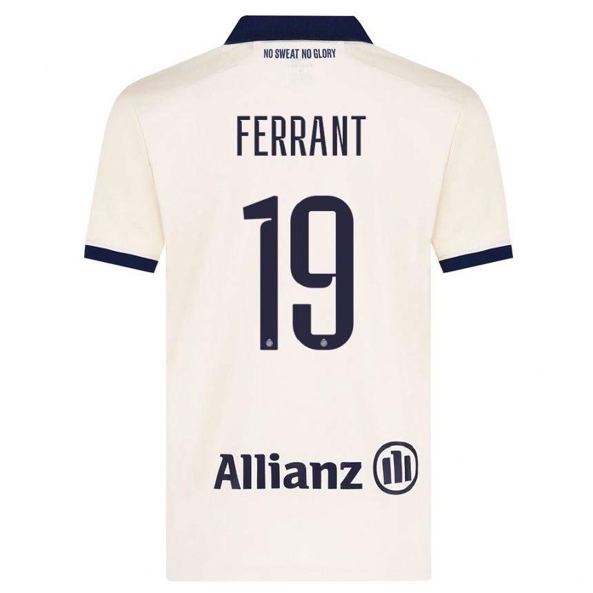 גברים כדורגל Lyen Ferrant #19 בז' שחור הרחק ג'רזי 2026/27
