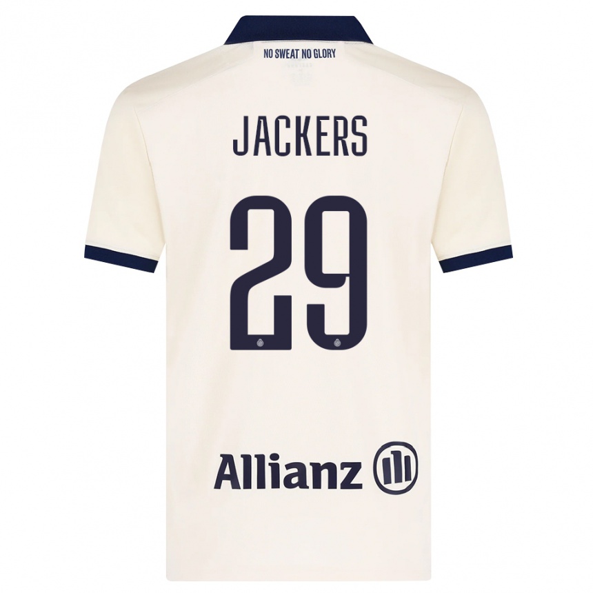 גברים כדורגל Nordin Jackers #29 בז' שחור הרחק ג'רזי 2026/27