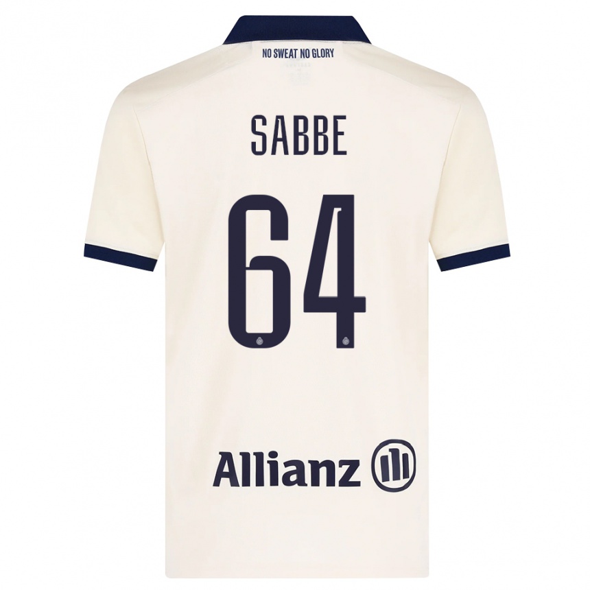 גברים כדורגל Kyriani Sabbe #64 בז' שחור הרחק ג'רזי 2026/27 גברים כדורגל Kyriani Sabbe #64 בז' שחור הרחק ג'רזי 2026/27