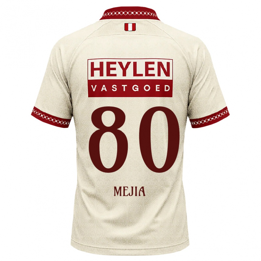 גברים כדורגל Carlos Mejia #80 בז' אדום הרחק ג'רזי 2026/27