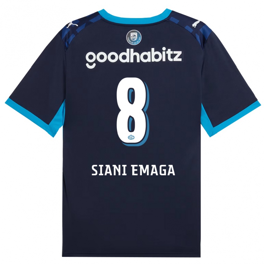 גברים כדורגל Ezechiel Siani Emaga #8 כחול דודוד כחול רויאל ג'רזי קיט שלישי 2026/27 גברים כדורגל Ezechiel Siani Emaga #8 כחול דודוד כחול רויאל ג'רזי קיט שלישי 2026/27