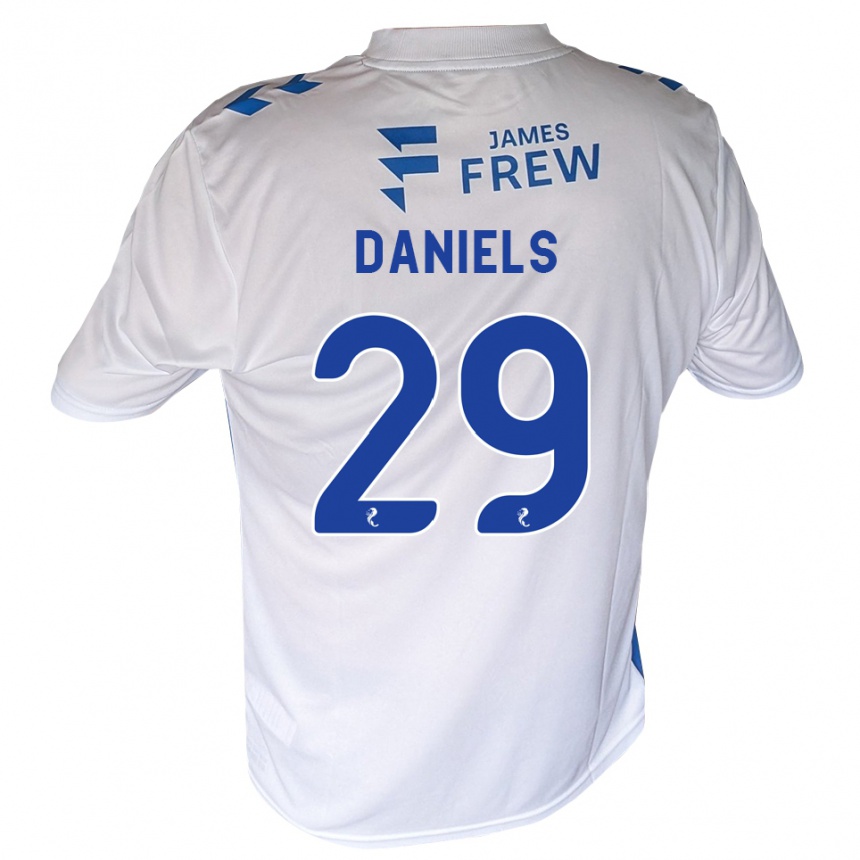 נשים כדורגל Djenairo Daniels #29 כחול מלכותי לבן ג'רזי ביתית 2026/27 נשים כדורגל Djenairo Daniels #29 כחול מלכותי לבן ג'רזי ביתית 2026/27