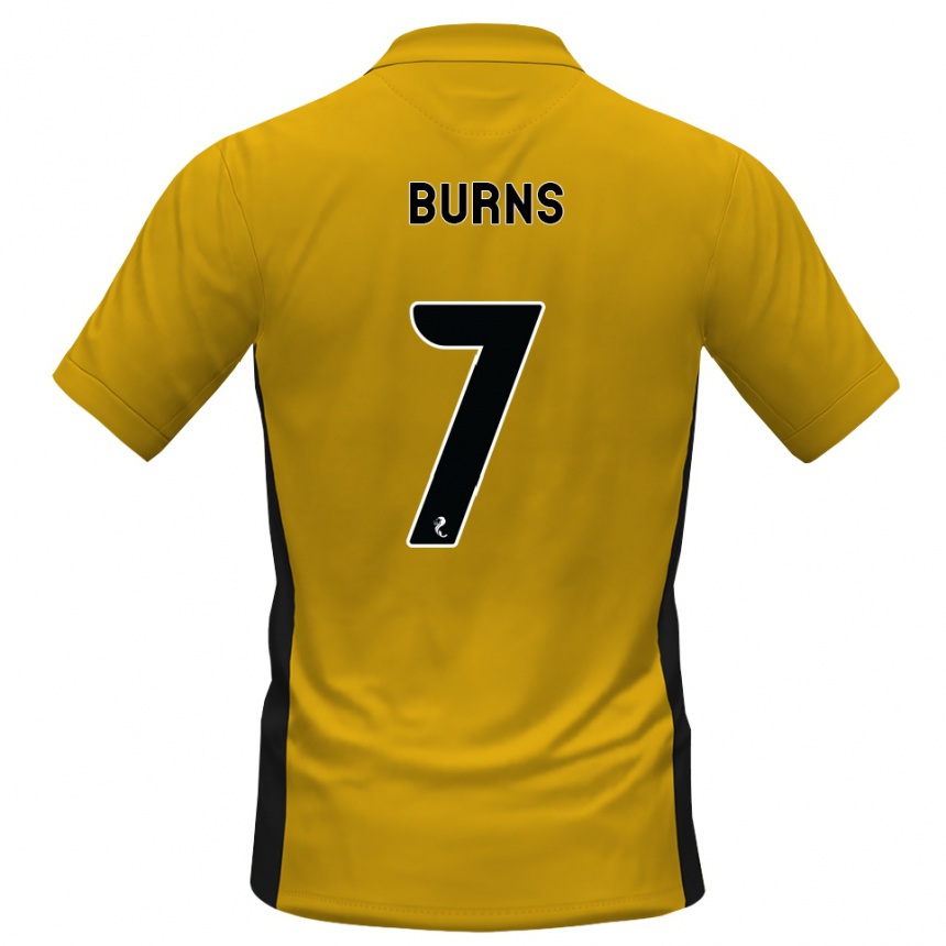 נשים כדורגל Erin Burns #7 כתום שחור ג'רזי ביתית 2026/27