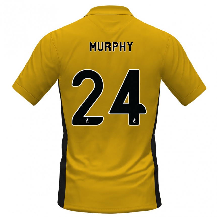 נשים כדורגל Jessica Murphy #24 כתום שחור ג'רזי ביתית 2026/27