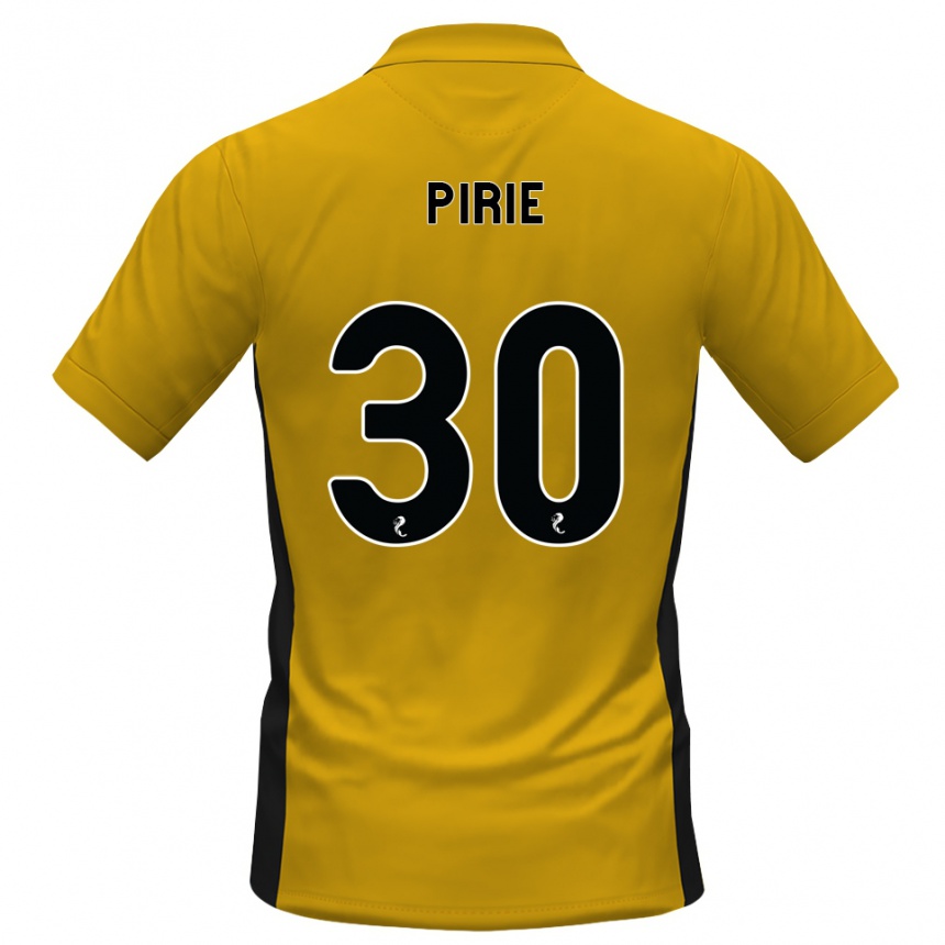 נשים כדורגל Rachel Pirie #30 כתום שחור ג'רזי ביתית 2026/27