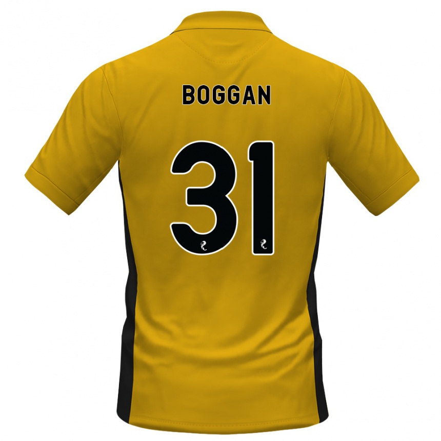 נשים כדורגל Joe Boggan #31 כתום שחור ג'רזי ביתית 2026/27