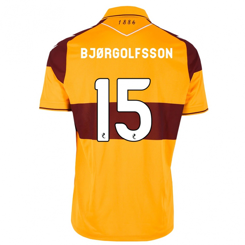 נשים כדורגל Eythor Bjørgolfsson #15 בורדו כתום ג'רזי ביתית 2026/27