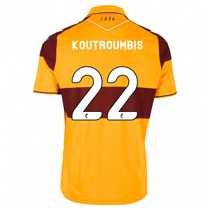 נשים כדורגל ג'ון קאוטרומביס #22 בורדו כתום ג'רזי ביתית 2026/27