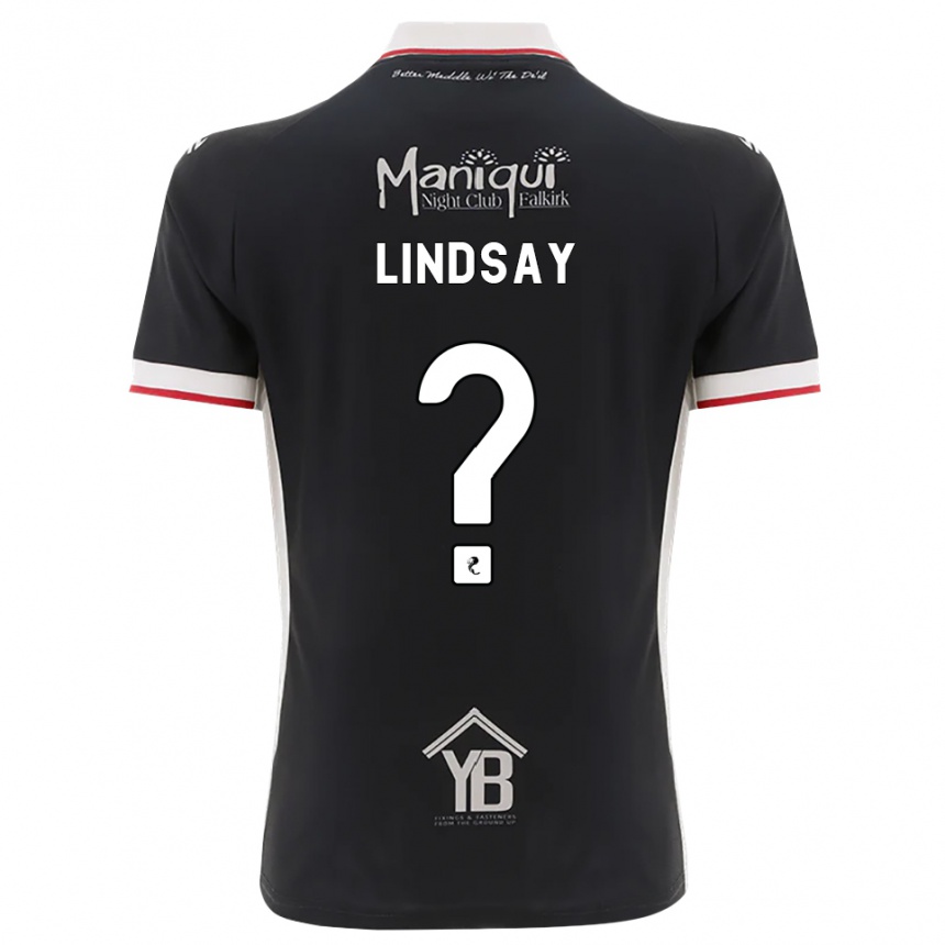נשים כדורגל Casey Lindsay #0 שחור לבן אדום ג'רזי ביתית 2026/27