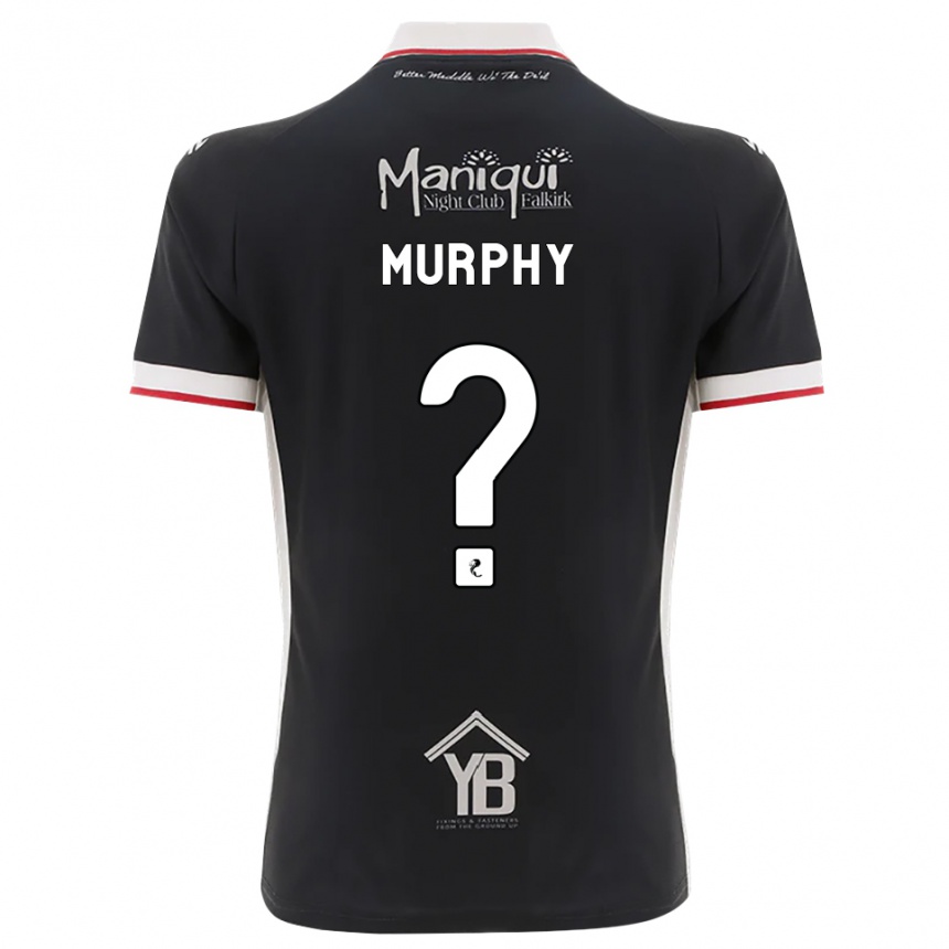 נשים כדורגל Olivia Murphy #0 שחור לבן אדום ג'רזי ביתית 2026/27 נשים כדורגל Olivia Murphy #0 שחור לבן אדום ג'רזי ביתית 2026/27