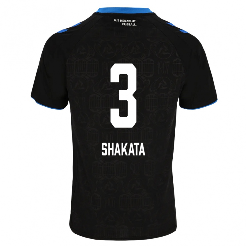 נשים כדורגל Haruto Shakata #3 שחור לבן אדום ג'רזי ביתית 2026/27