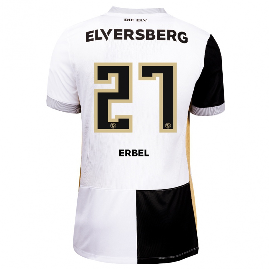 נשים כדורגל Felix Erbel #27 שחור לבן חום ג'רזי ביתית 2026/27