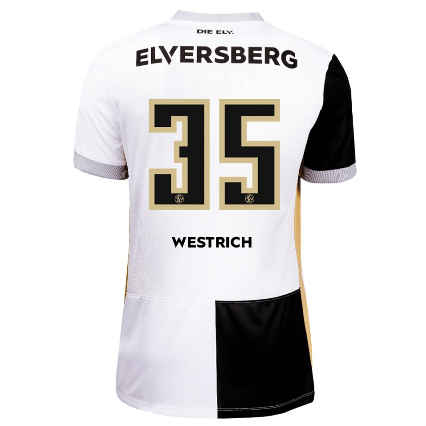 נשים כדורגל לואי הנרי וסטריך #35 שחור לבן חום ג'רזי ביתית 2026/27 נשים כדורגל לואי הנרי וסטריך #35 שחור לבן חום ג'רזי ביתית 2026/27