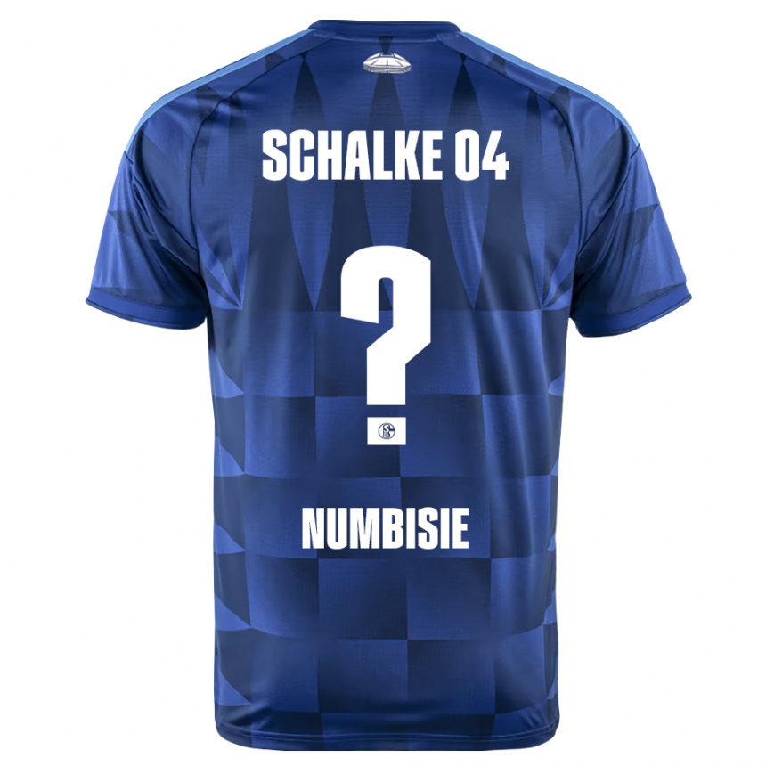 נשים כדורגל Bruno Numbisie #0 כחול כהה צהוב לבן ג'רזי ביתית 2026/27